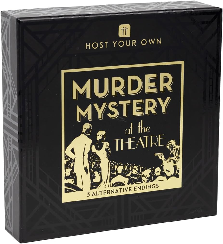 Talking Tables murder mystery kit cover inspires a glamorous 1920s theatre night.