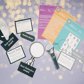 Talking Tables murder mystery kit packaging shows premium quality
