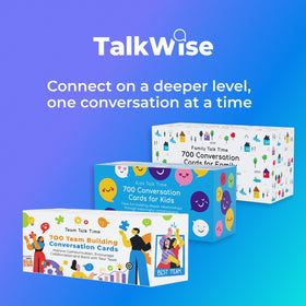 TalkWise compact cards measure 2.6 by 1.8 inches for easy handling.
