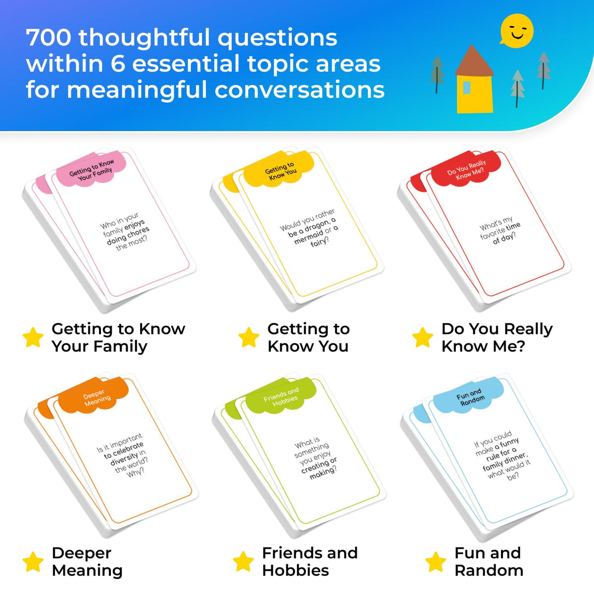 TalkWise prompts spark warm dinner-table conversations.