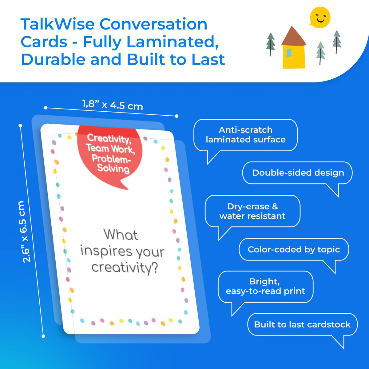 TalkWise six-topic set supports diverse team conversations.