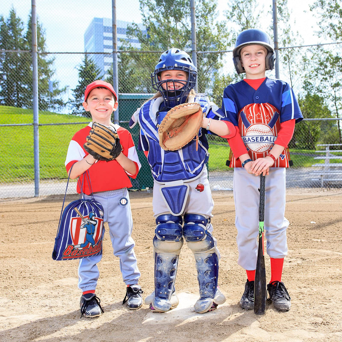 Talltalk baseball party favors pack, vibrant multi-item set for celebrations
