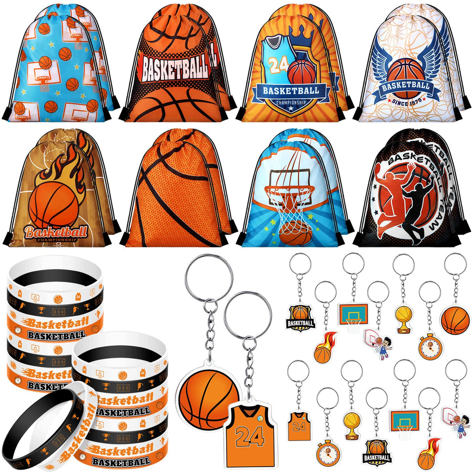 Talltalk basketball drawstring bags for party favors and gym use