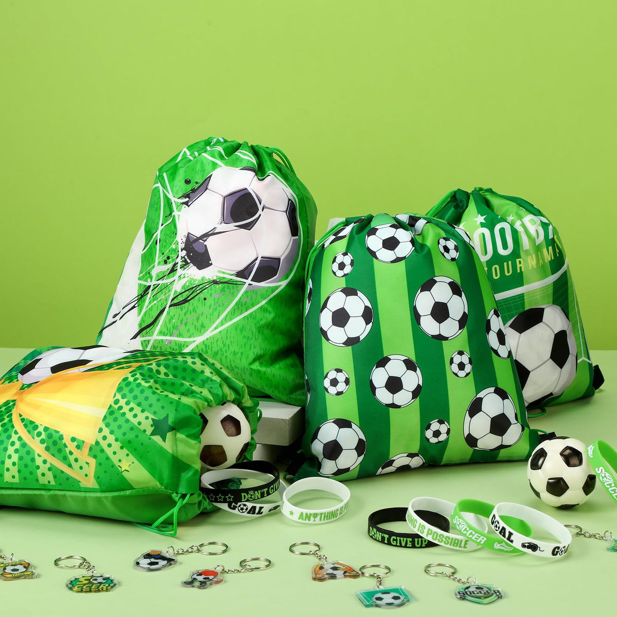 Talltalk soccer bracelets rubber material comfortable wear for kids