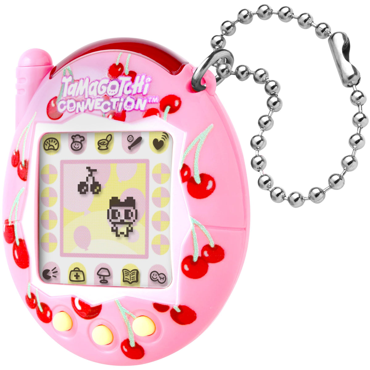 Tamagotchi character in action demonstrates interactive care and personal growth