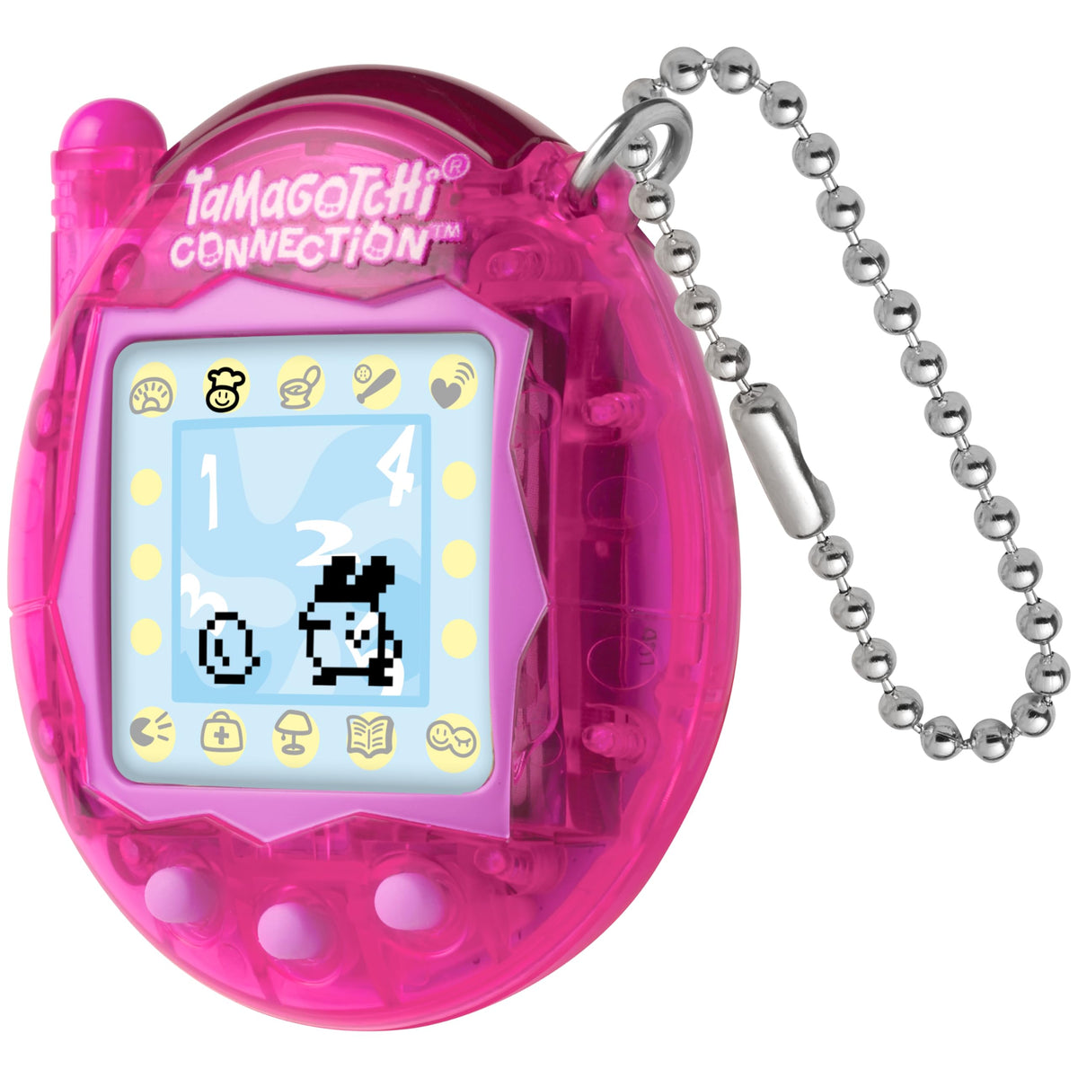 Tamagotchi Connection digital screen display for quick play sessions on the go.