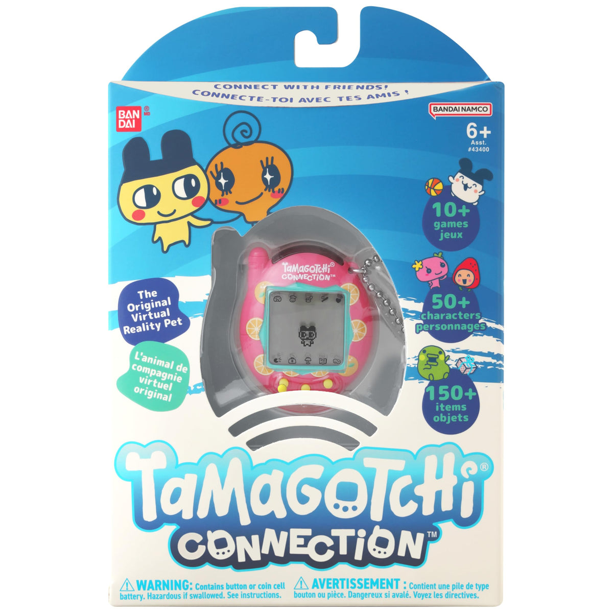 Tamagotchi Connection items-collection offers extensive customization options.