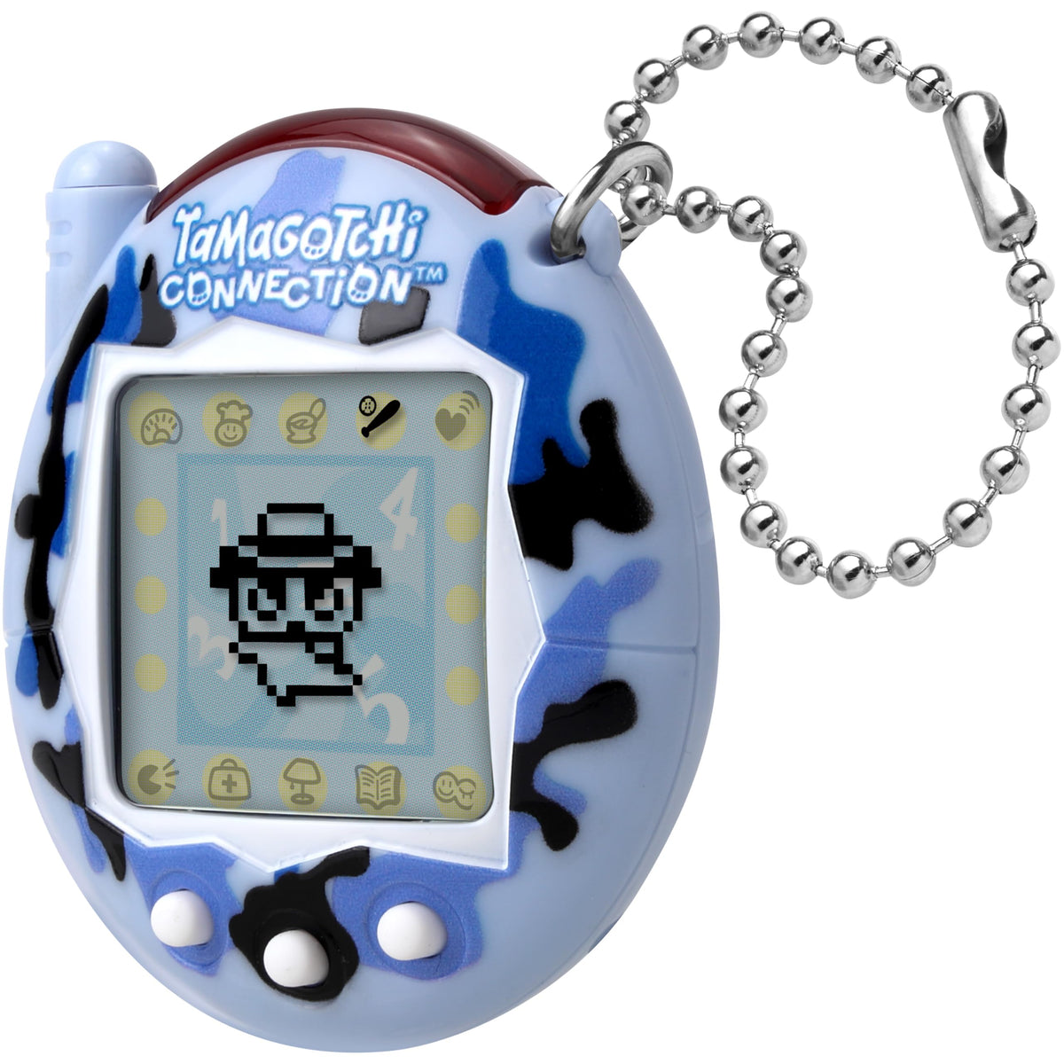 Tamagotchi Connection mini games on screen, engaging caretaking fun.