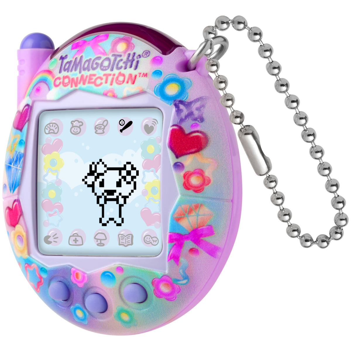 Tamagotchi Connection Play showing social features to connect with friends.