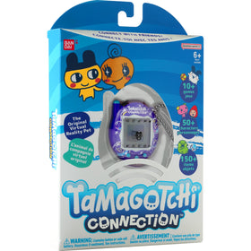 Tamagotchi Connection Soapy Bubbles interface shows colorful screens for interaction.