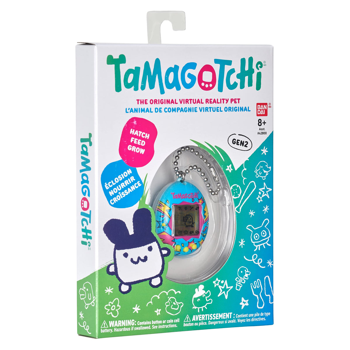 Tamagotchi CR2032 battery included for immediate play