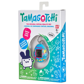 Tamagotchi egg-to-adult care journey captured in a compact device