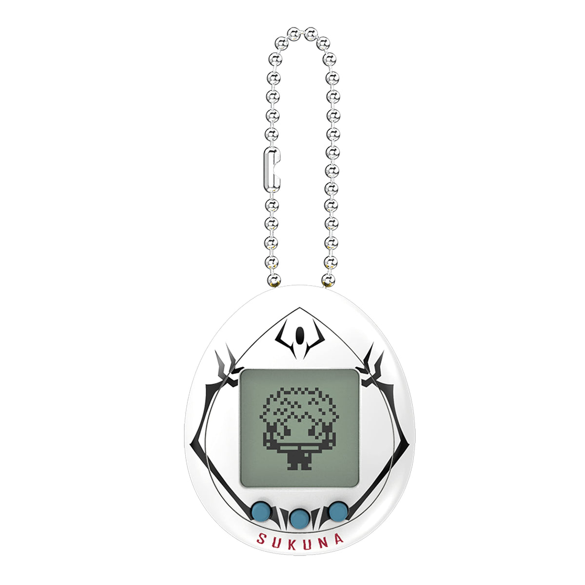Tamagotchi Nano Sukuna ver. side view showing compact handheld design for play anywhere.