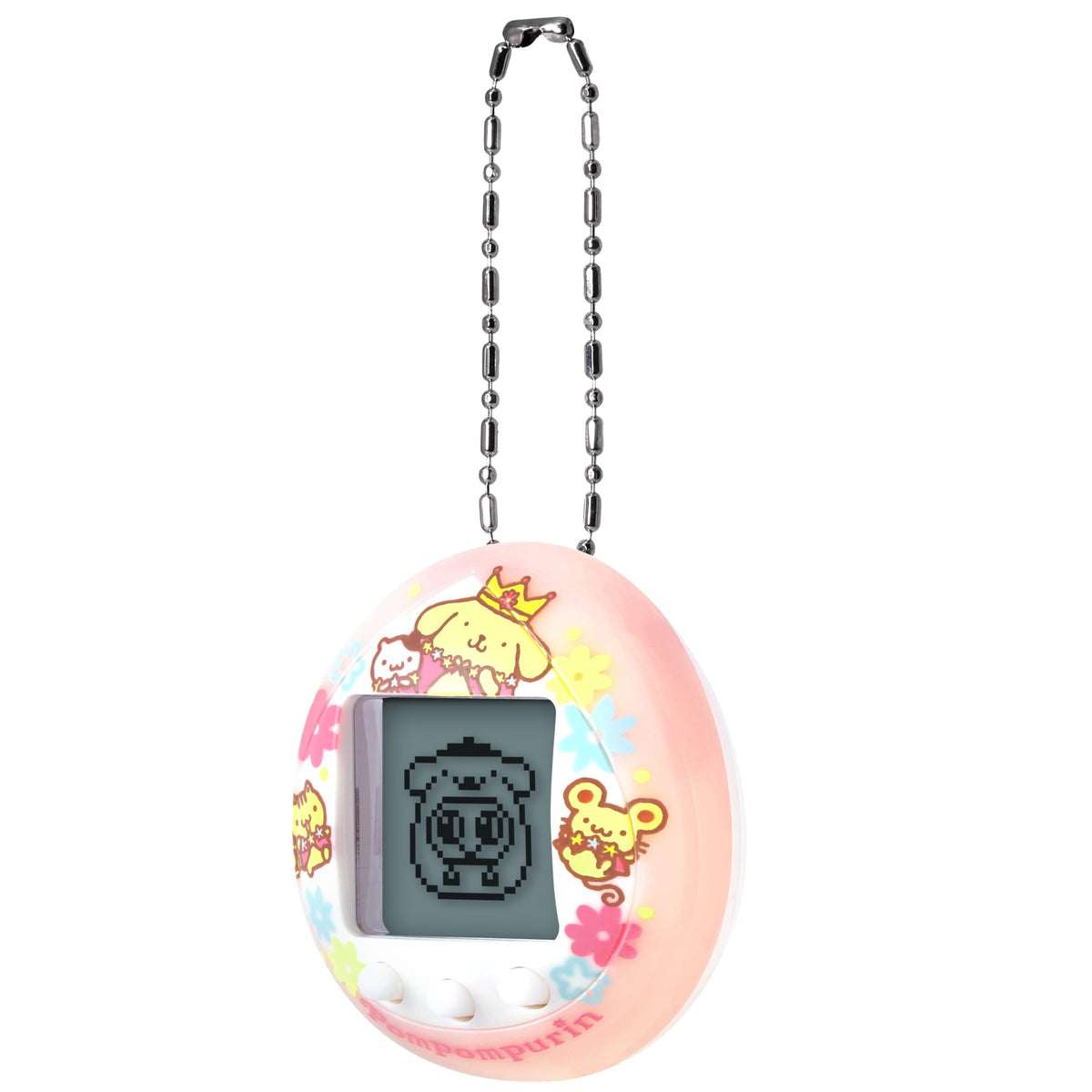 Tamagotchi Nano Pompompurin Dancing mini-game screen for interactive fun.