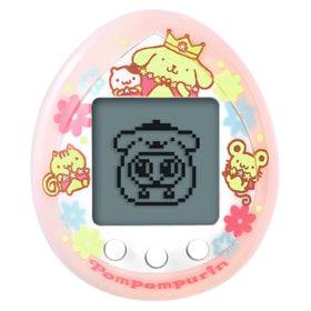 Tamagotchi Nano Pompompurin Magical Pink front view for on-the-go digital pet play.