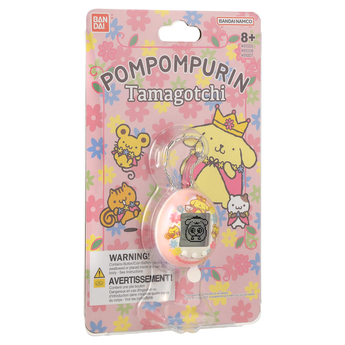 Tamagotchi Nano Pompompurin unlockable animations after mastering games.