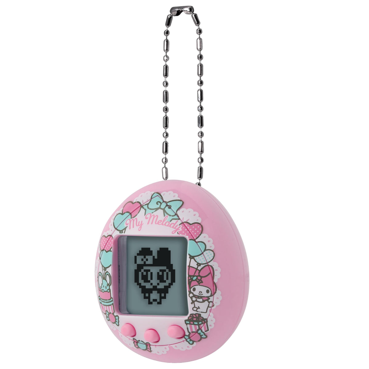 Tamagotchi Nano My Melody caring routine image invites nurturing interaction