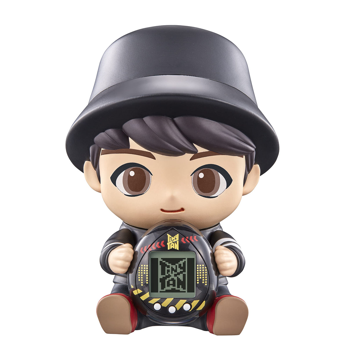 Tamagotchi Nano TinyTAN Jungkook ver with Hugmy vinyl figure ready for display and play