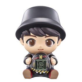 Tamagotchi Nano TinyTAN Jungkook ver with Hugmy vinyl figure ready for display and play