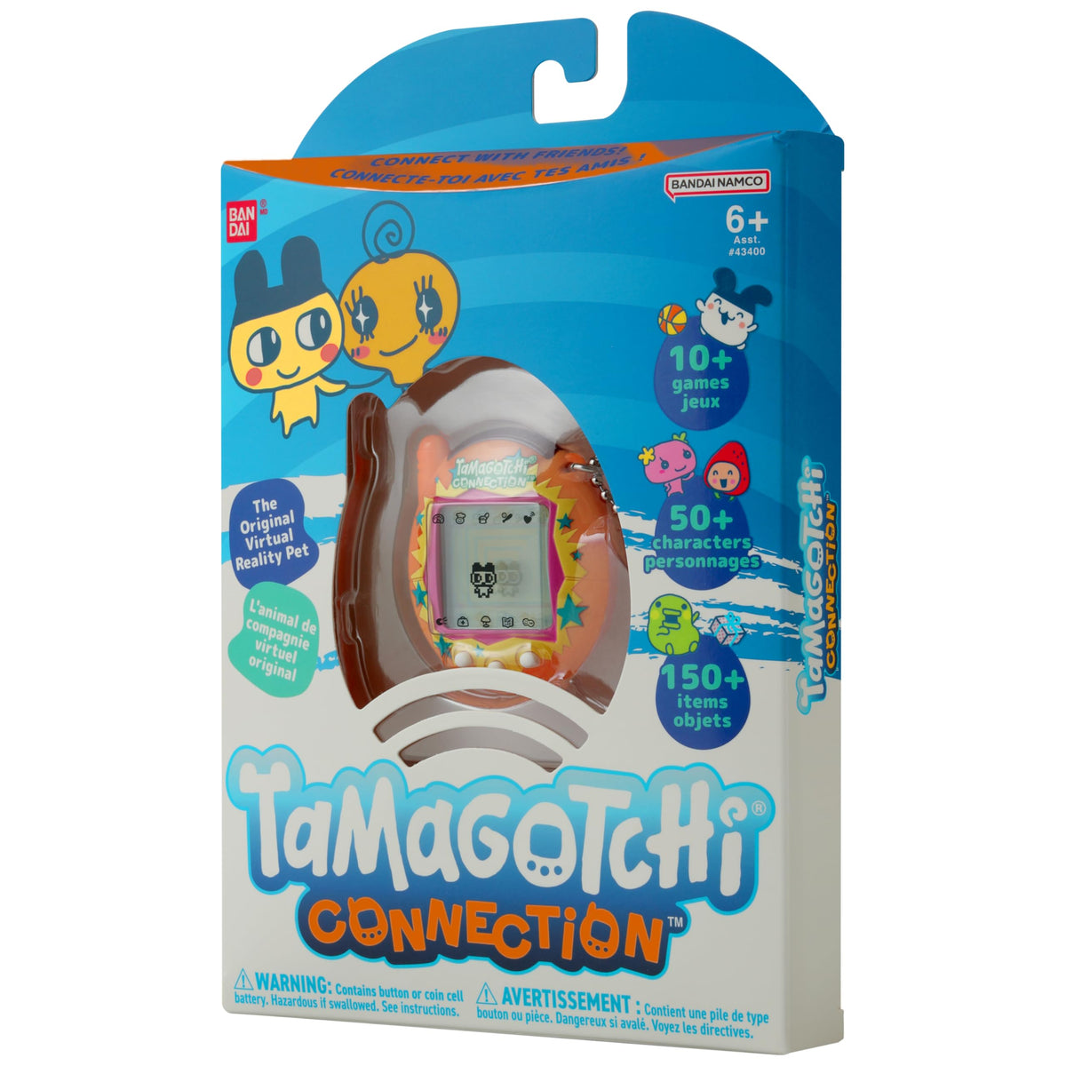 Tamagotchi Orange Burst feeding options support character well-being.