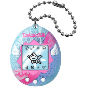 Tamagotchi Original Angel Lace shell offers stylish portability for everyday care.