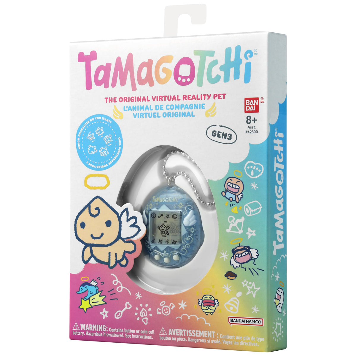 Tamagotchi Original Angel Sky Obaketchi ghost companion guides nurturing