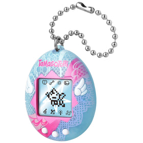 Tamagotchi Original Angel Lace with 3D wings enhances tactile play and visual appeal.
