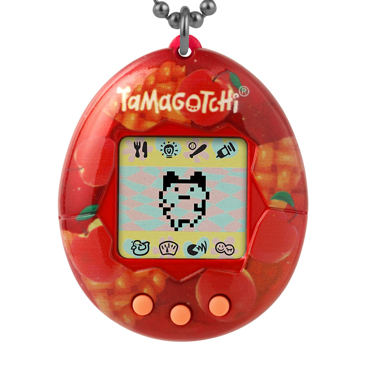 Tamagotchi Original Apple Sweets shell for nostalgic handheld fun.