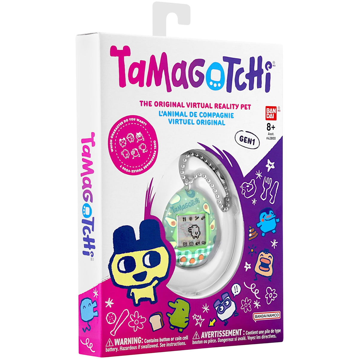 Tamagotchi Original Avocado Mix seven adult outcomes depend on care