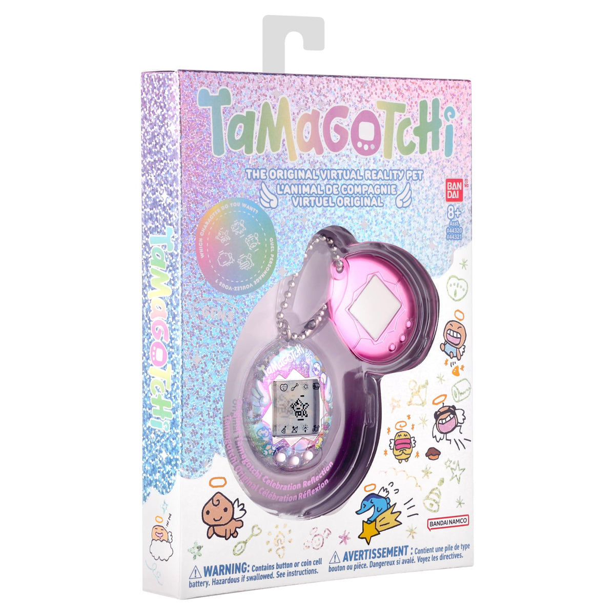 Tamagotchi Original bag clip keeps the device secure on outings