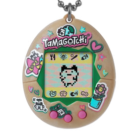 Tamagotchi Original Celebration Egg device view with eco-friendly shell for portable fun