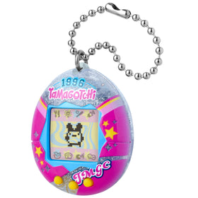 Tamagotchi Original feeding and care scene—nurture your character with daily tasks.