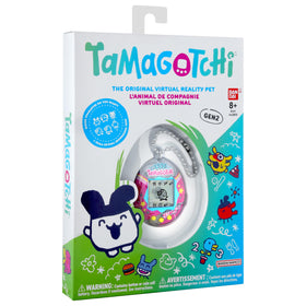 Tamagotchi Original College Sweater compact keychain—fits bags and pockets.