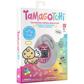 Tamagotchi Original device on a chain for easy bag attachment