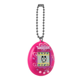 Tamagotchi Original egg to adult life cycle visual on the shell.