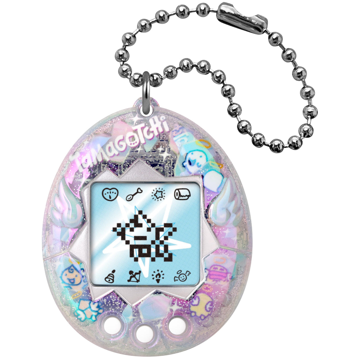 Tamagotchi Original holographic packaging enhances gift appeal