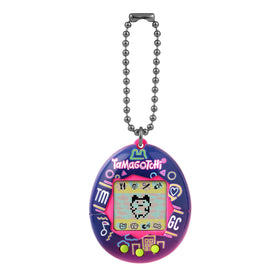 Close-up of Tamagotchi Original Neon Lights display for easy viewing on the go