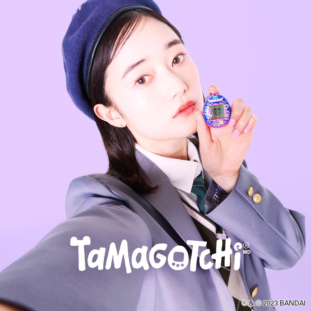 Tamagotchi Original Neon Lights egg-to-adult growth journey