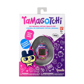 Tamagotchi Original Neon Lights screen shows care mode for your pet