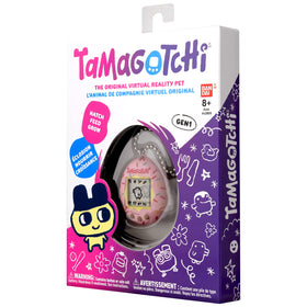 Tamagotchi Original pink shell with brown buttons invites tactile, retro gameplay.