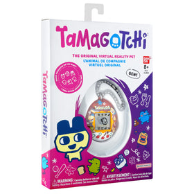 Tamagotchi Original portable pet clipped to your bag for travel