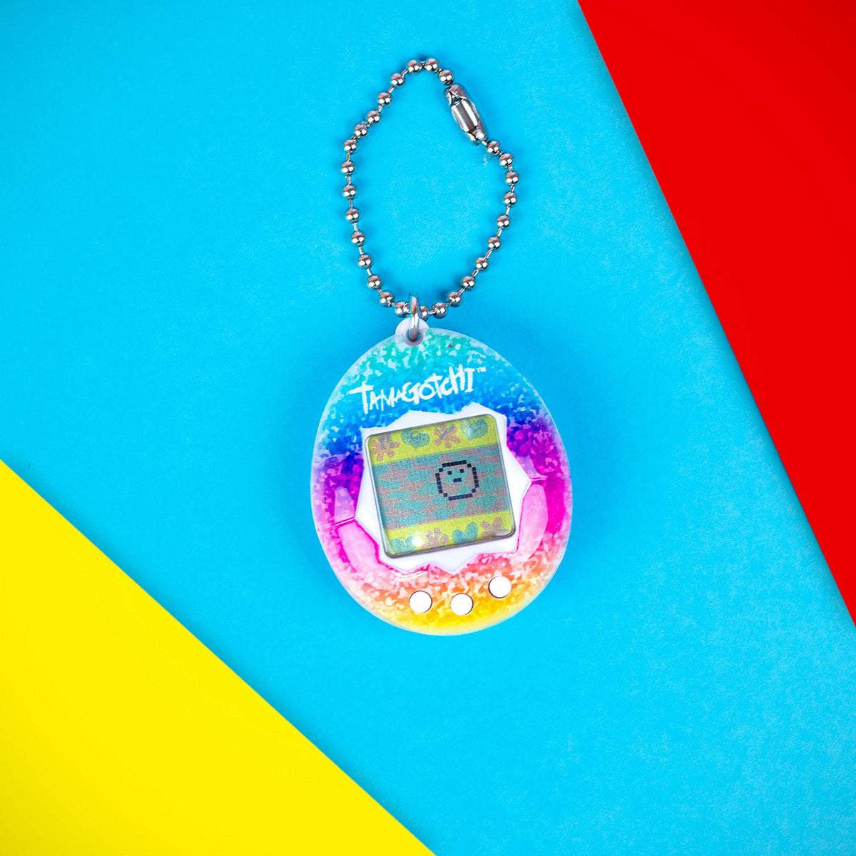Tamagotchi Original Rainbow daily play idea encourages short sessions on busy days.