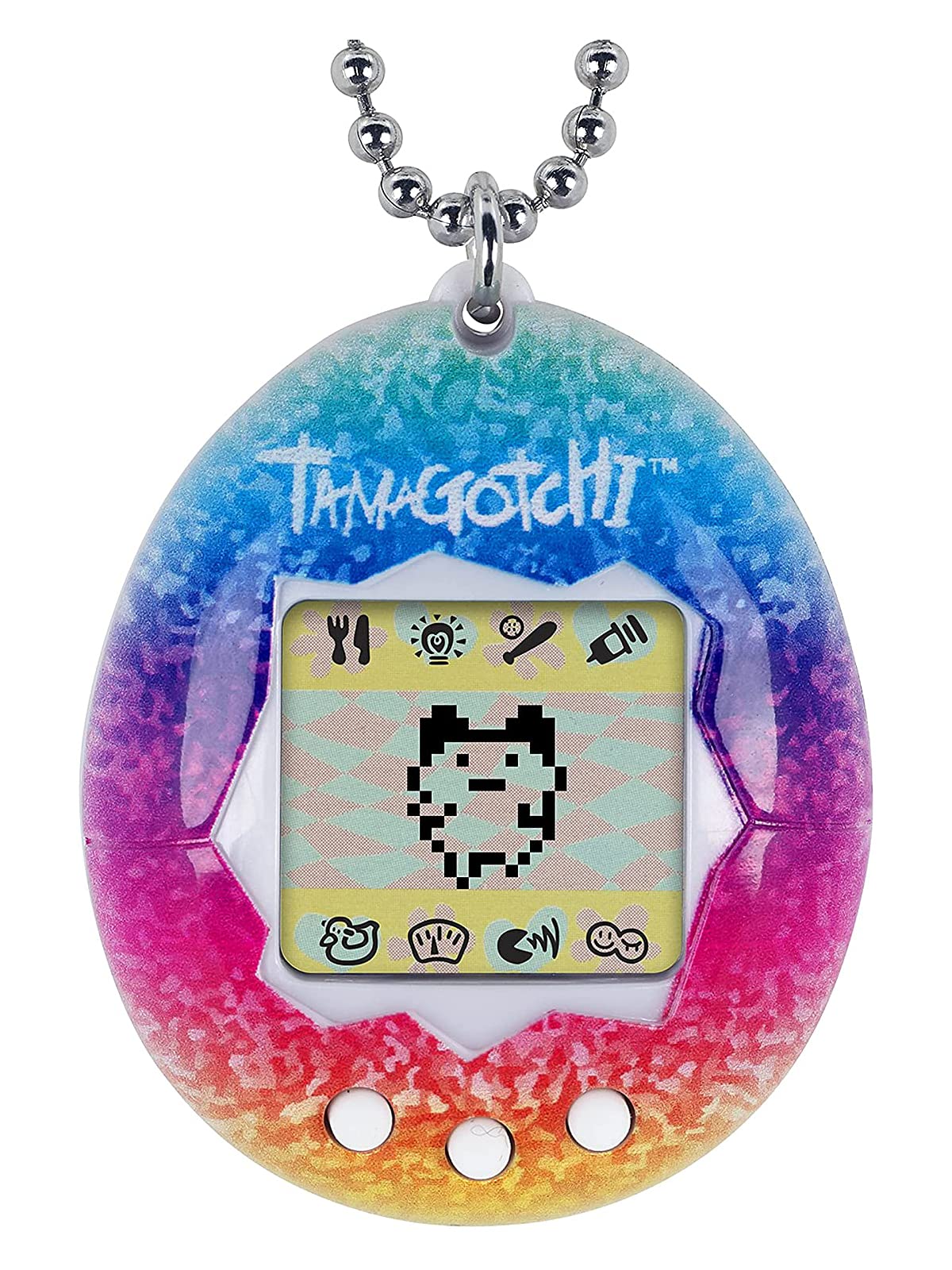 Tamagotchi Original Rainbow digital pet display for nostalgia and on-the-go play.