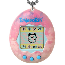 Tamagotchi Original Sakura pastel shell with cherry blossom design, ideal for retro gaming on the go.