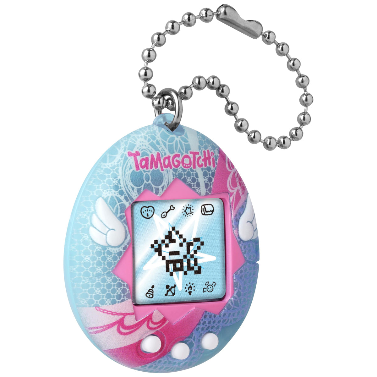 Tamagotchi Original Shooting Star mini-game invites quick, fun challenges.