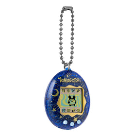 Close-up of Tamagotchi Original Starry Shower Gen 2 programming showing classic care features