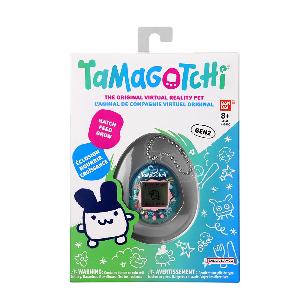 Tamagotchi Original Tama Ocean shell—ocean-inspired design for bright, on-the-go play.