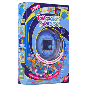 Tamagotchi Paradise Blue Water connect with friends enables cross-device social play