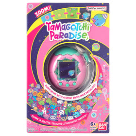 Tamagotchi Paradise connect feature highlights social interaction with friends.