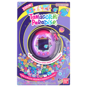 Tamagotchi Paradise Lab Mode interface with mini-games and shop for creative play.